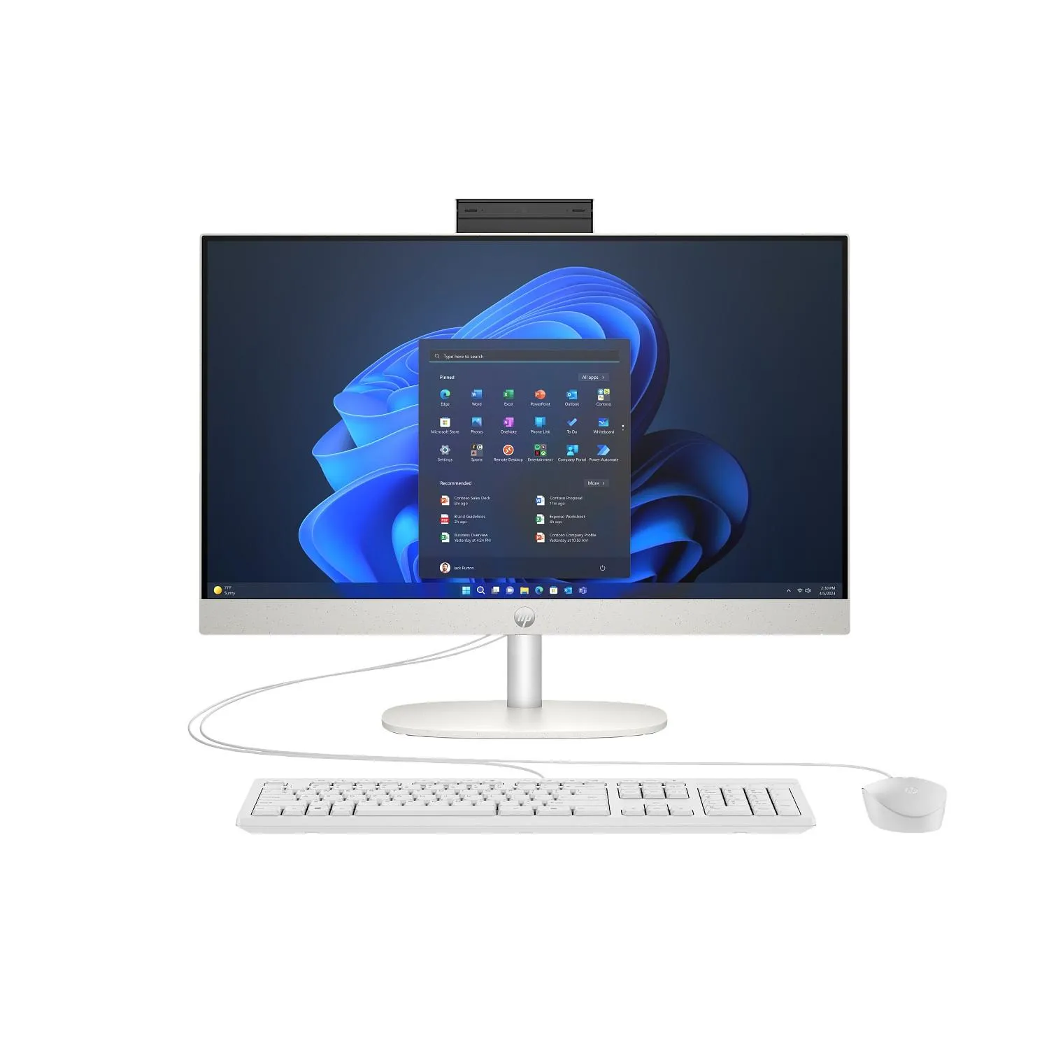HPI PC AIO HP 23.8" PROONE 240 U5-125U ARC GRAPHICS 8GB 512GB SSD FHD W11P PRATA