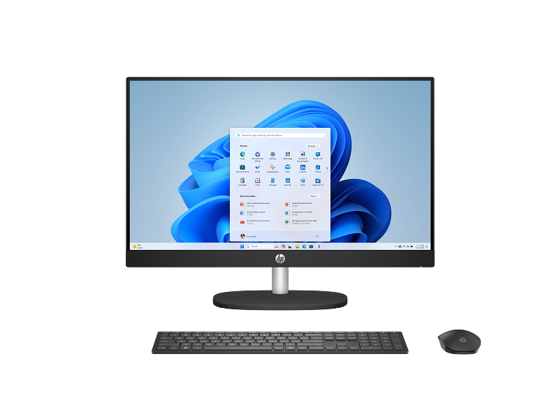 HPI PC AIO HP 23.8" U5-225U UHD GRAPHICS 8GB 512GB SSD FHD W11H BRANCO