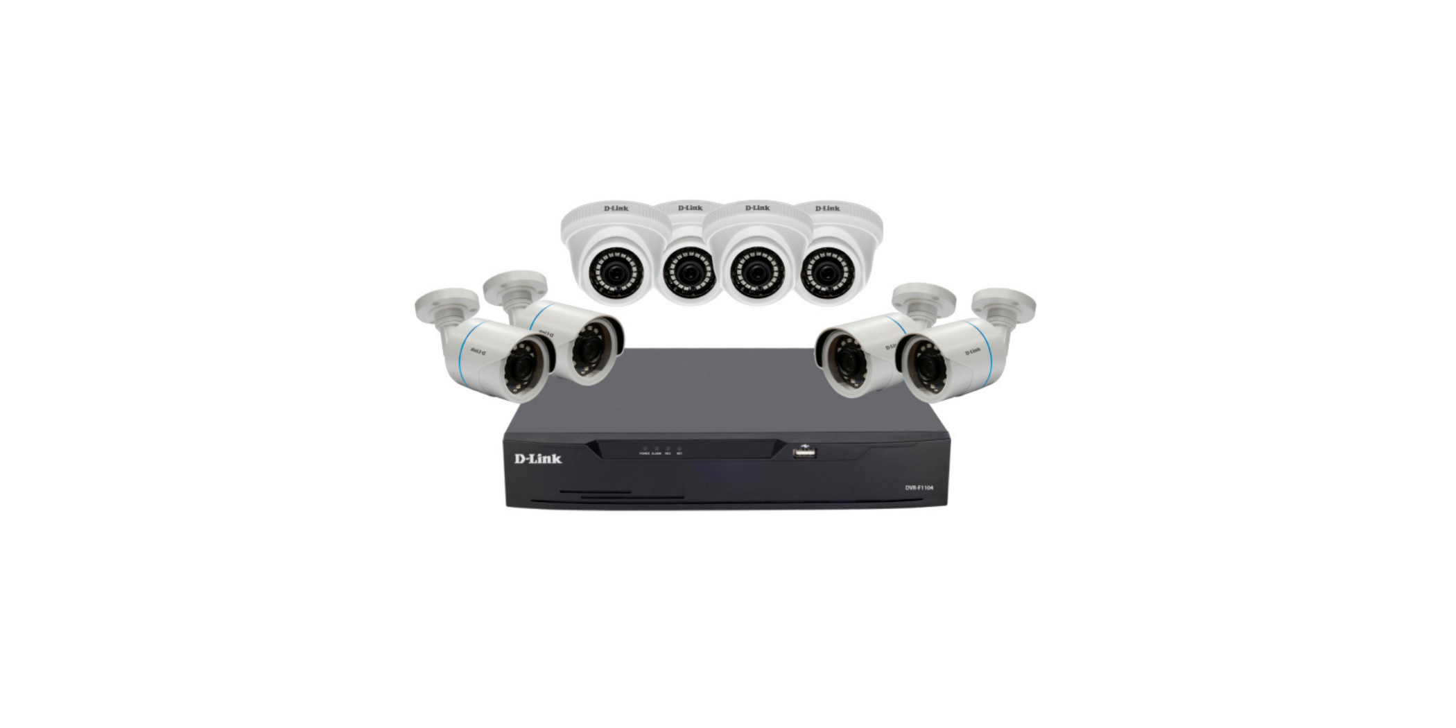 DLINK CAM 8 CAMERA DVR KIT DCS-P8 U1 NC