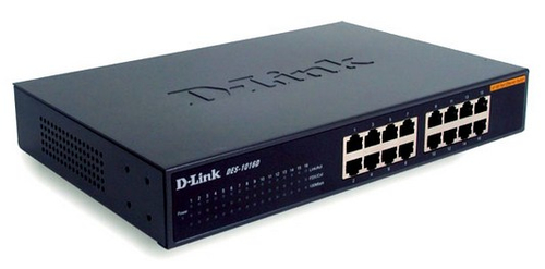 SWITCH 16 DLINK 10/100 SEM GESTAO METAL DES-1016D