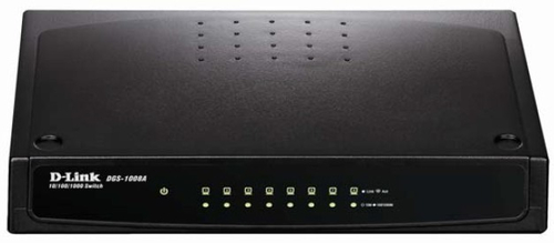 SWITCH 8 DLINK 10/100/1000 SEM GESTÃO