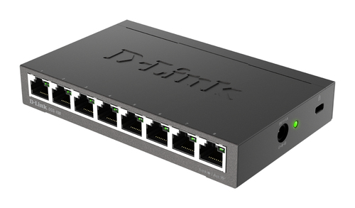SWITCH 8 DLINK GIGA 10/100/1000 METAL DGS-108