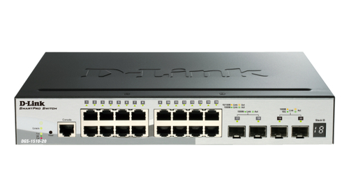SWITCH 48 DLINK 10/100/1000MBPS + 4 10G SMART MANAGED POE