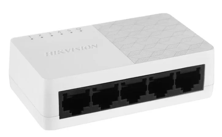SWITCH 5 HIKVISION 5X 10/100MBPS SEM GESTÃO