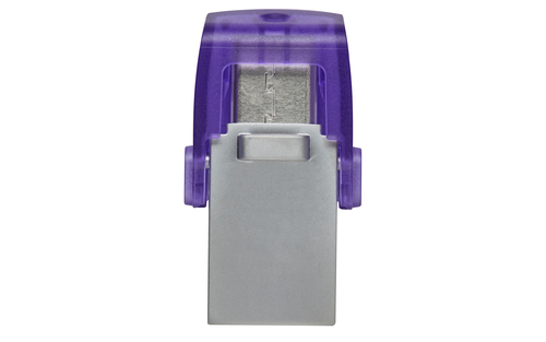 PEN DRIVE 64GB KINGSTON DATA TRAVELER DUO 3.2 USB-A/USB-C PRETA DTDUO3CG3/64GB
