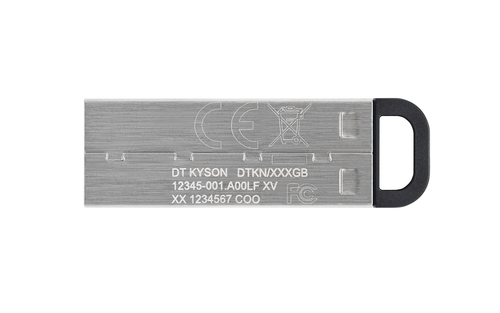 PEN DRIVE 64GB KINGSTON DATA TRAVELER KYSON 3.2 ALTA PERFORMANCE USB-A PRATA