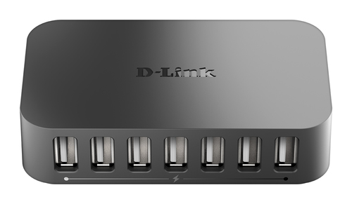 DLINK 7-PORT USB 2.0 HUB D-LINK 1 BC 1.2 FAST CHARGING PORT - EU POWER ADAPTER