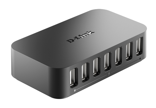 DLINK 7-PORT USB 2.0 HUB D-LINK 1 BC 1.2 FAST CHARGING PORT - EU POWER ADAPTER