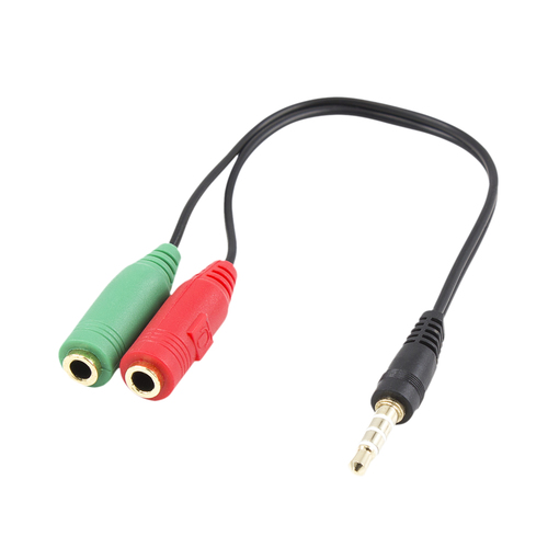 ADAPT AUDIO EWENT 1X3.5MM M PARA 2X3.5MM F