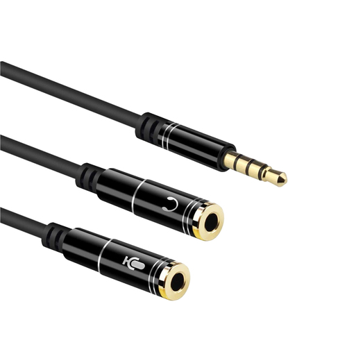 ADAP AUDIO EWENT 1X3.5MM M PARA 2X3.5MM F