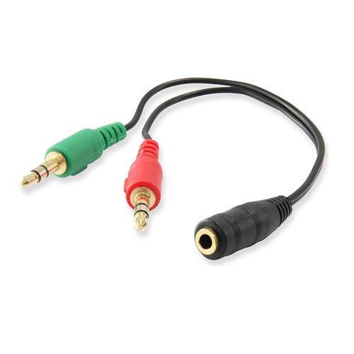 ADAPT AUDIO EWENT 1X3.5MM F PARA 2X3.5MM M