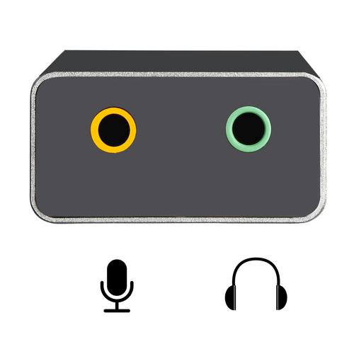 ADAPT EWENT USB-C PARA JACK 2 X 3.5MM PRETO