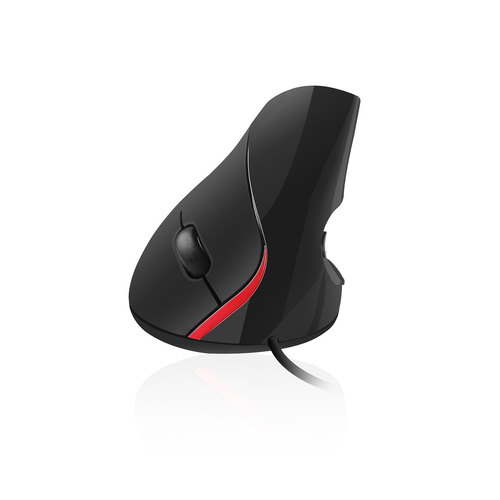 MOUSE EWENT ERGO VERTICAL 1000DPI USB-A PRETO*