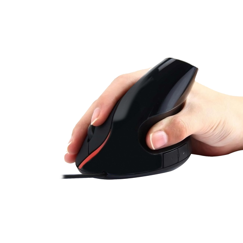 MOUSE EWENT ERGO VERTICAL 1000DPI USB-A PRETO*