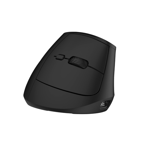MOUSE EWENT ERGO RECARREGÁVEL 4000DPI BT PRETO*