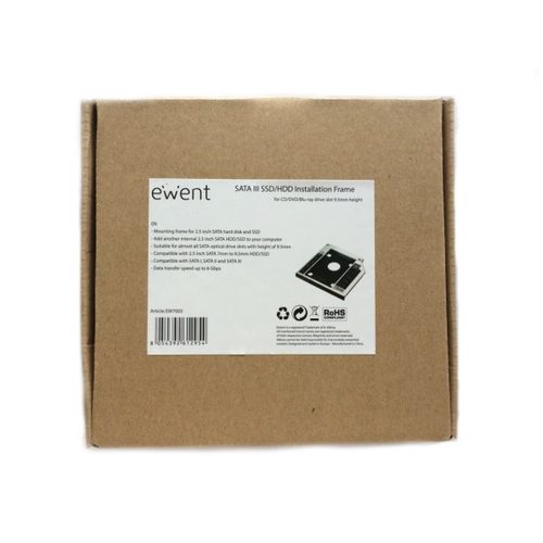 ADAPT CADDY EWENT SATA III SSD/HDD PARA DRIVE SLOT 9.5MM