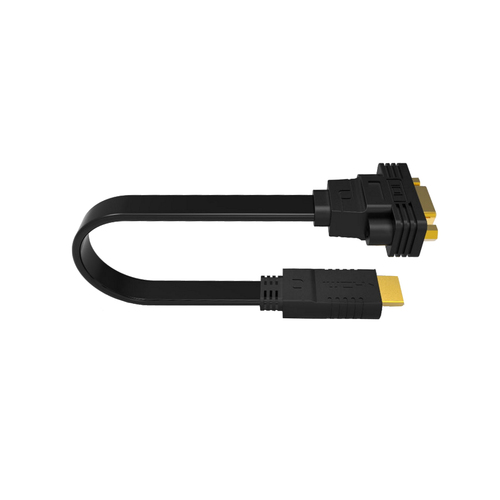 CABO ADAPTADOR HDMI (M) PARA VGA (F) 0.20MT FHD EWENT PRETO