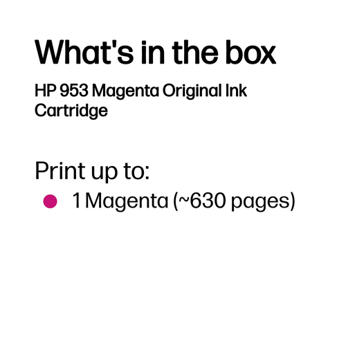 HPI TH 953 F6U13AE MAGENTA OJ8710/8720 *