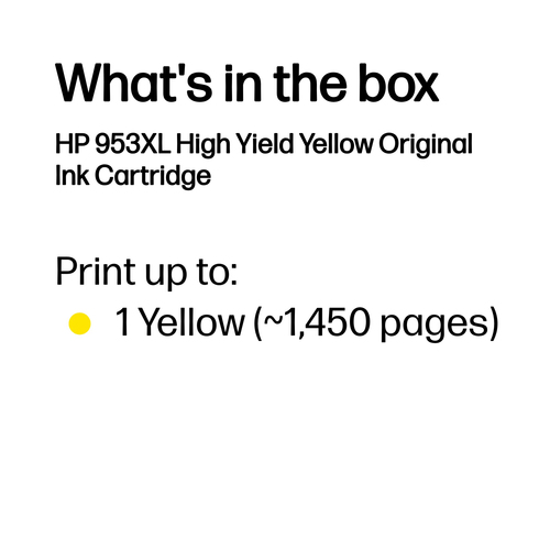 HPI TH 953XL B3P20A OJPRO 7700 / 8200 / 8700 AMARELO