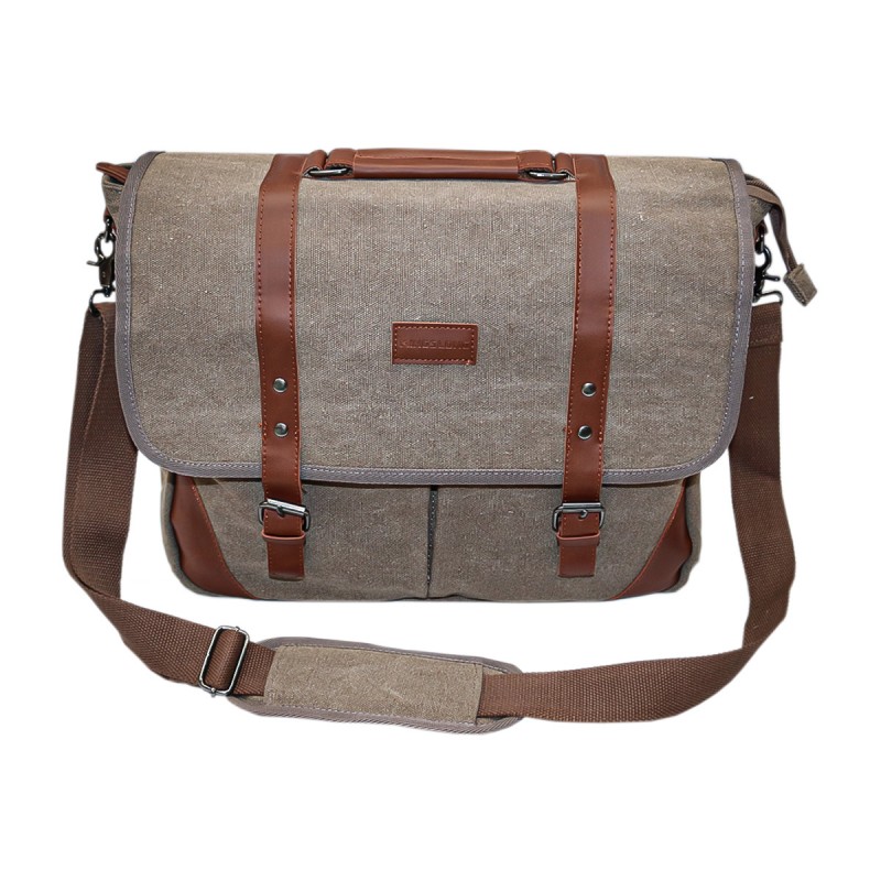 BOLSA 15.6" KINGSLONG KLM230821 CASTANHA