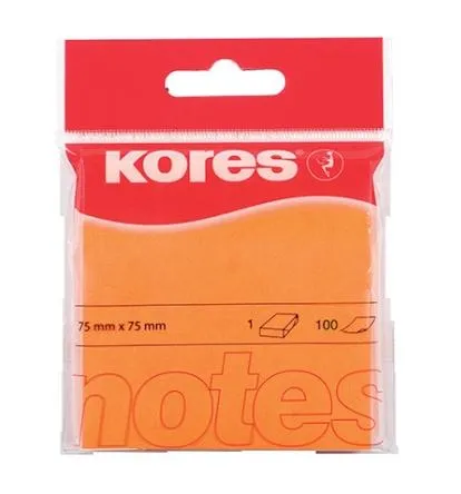 ME POST-IT 75X75 KORES 100FLS LARANJA