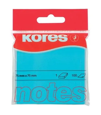 ME POST-IT 75X75 KORES 100FLS AZUL