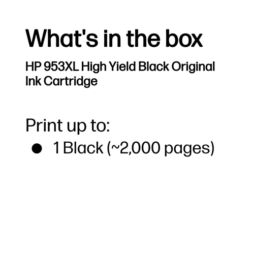 HPI TH 953XL B3P20A OJPRO 7700 / 8200 / 8700 PRETO