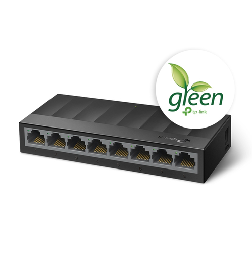 SWITCH 8 TP-LINK 10/100/1000 SEM GESTÃO RJ45 DESKTOP