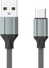 CABO USB-A (M) PARA USB-C (M) 1MT DADOS/CARGA LDNIO CINZA