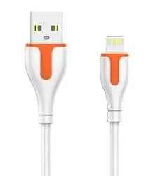 CABO USB-A (M) PARA LIGHTNING (M) 1MT 2.1A DADOS/CARGA LDNIO PRETO
