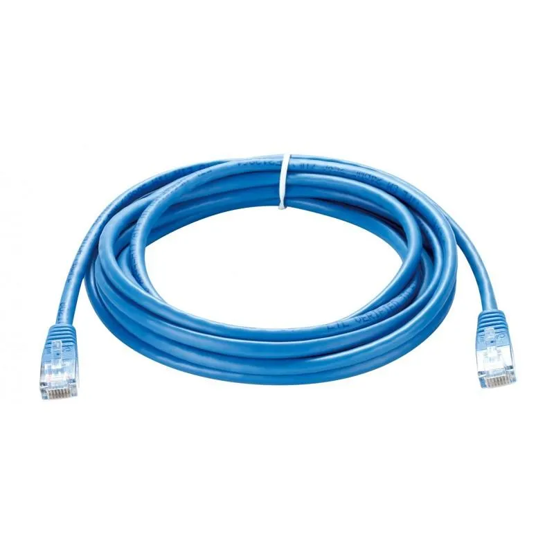 CABO DE REDE RJ45 DLINK 3M CAT5E UTP ETHERNET AZUL