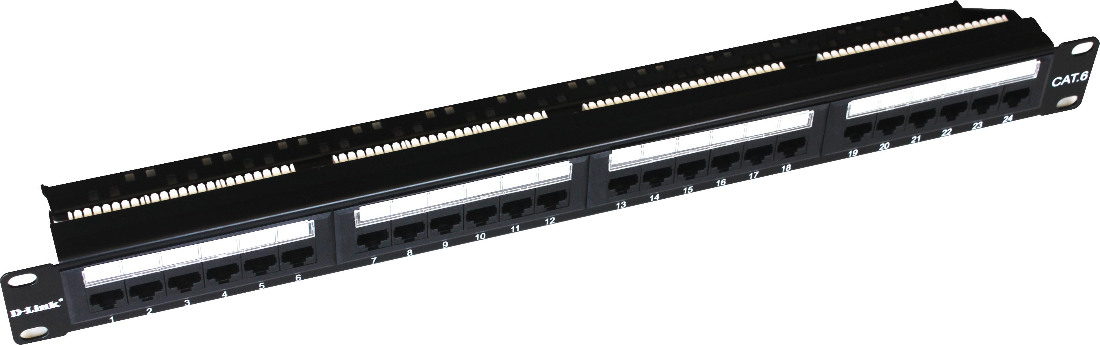 PATCH PANNEL-24 PT CAT6 1U DLINK