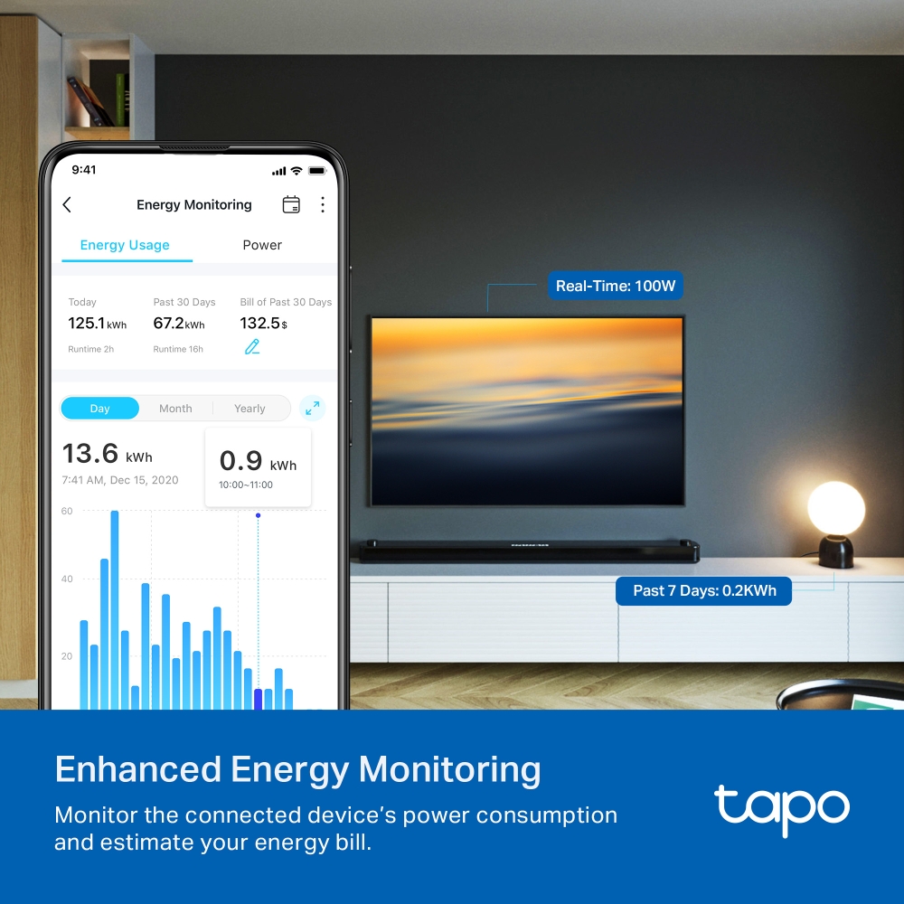 SURGE ARREST (1) TP-LINK MINI SMART WI-FI TAPO P110