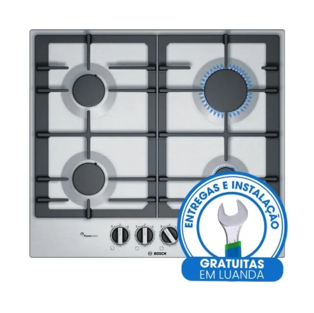 GD B-IN PLACA BOSCH 60CM GAS SERIE 6 INOX 4P
