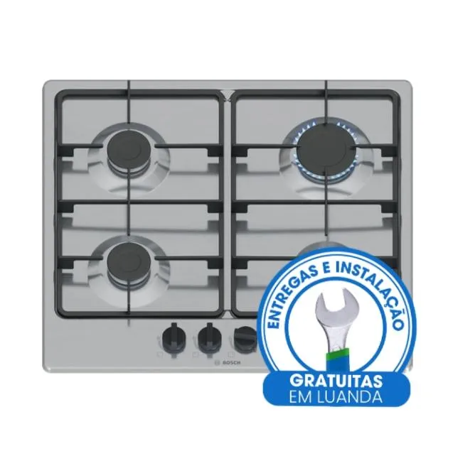 GD B-IN PLACA BOSCH 60CM GAS SERIE 4 INOX 4P