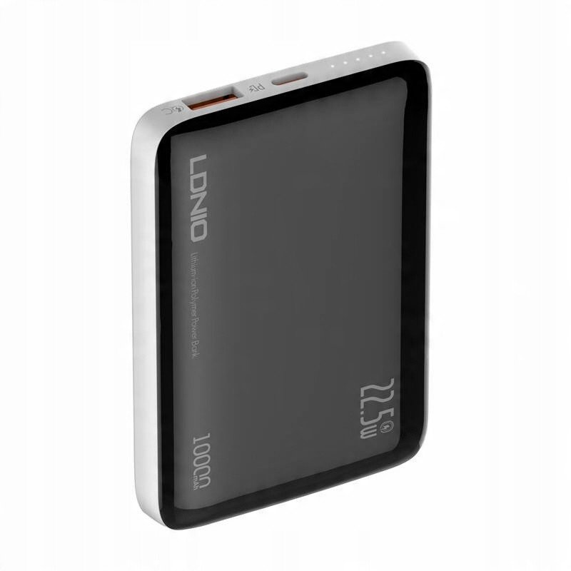 CARREGADOR POWERBANK LDNIO PQ25 22.5W 10000MAH USB-COM USB-A PRETO