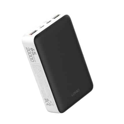 CARREGADOR POWERBANK LDNIO PQ30 22.5W 30000MAH USB-COM USB-A/LIGHTNING PRETO