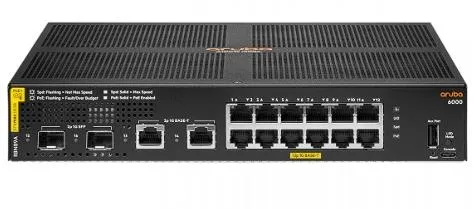SWITCH HPE ARUBA 6000 12G POE+ CLA4 2SFP