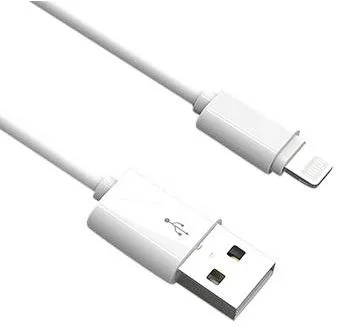 CABO USB-A (M) PARA LIGHTNING (M) 1MT DADOS/CARGA LDNIO BRANCO