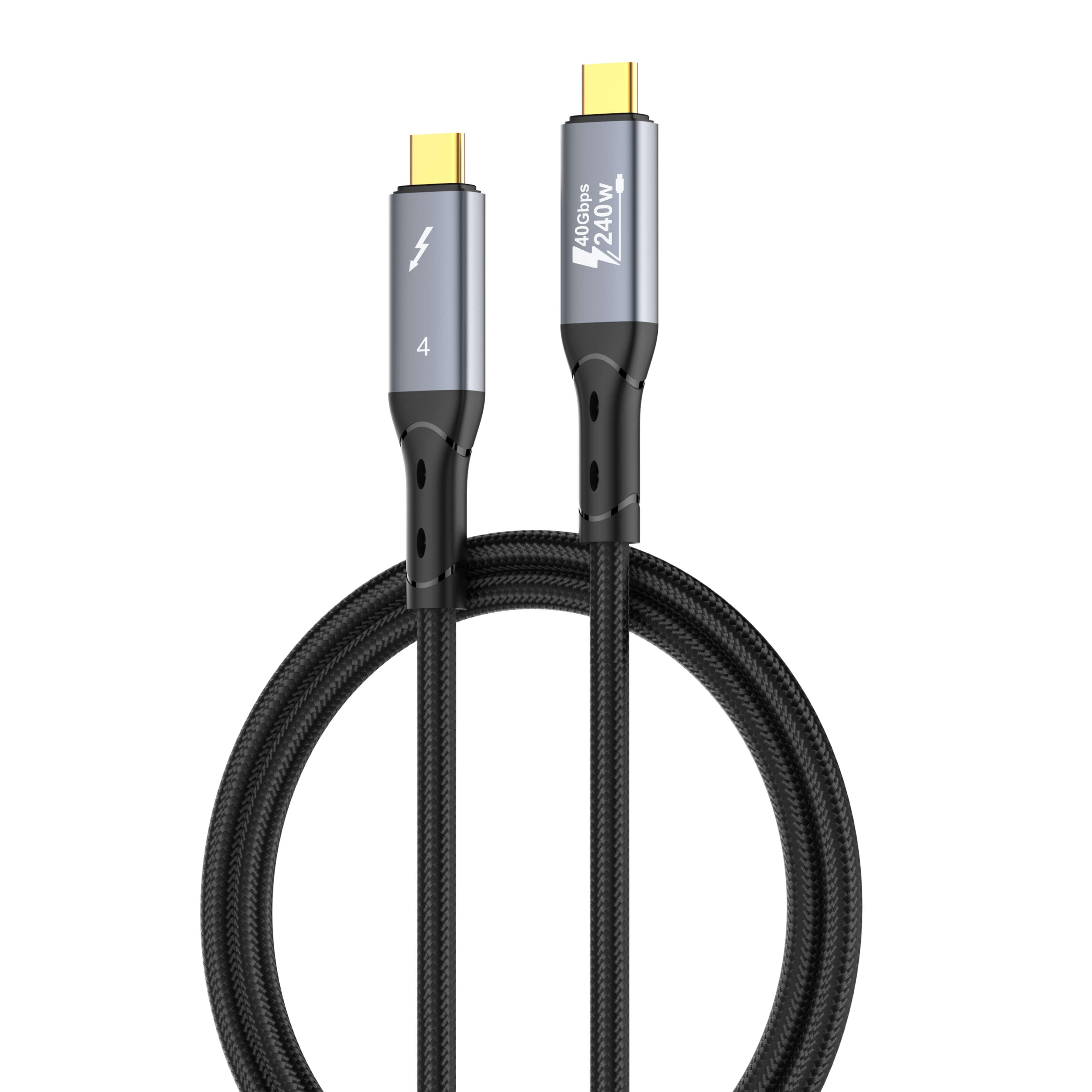 CABO USB-C (M) PARA USB-C (M) 0.5MT SUPER RÁPIO 240W DADOS/CARGA LDNIO PRETO