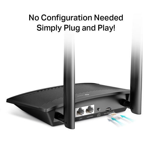 ROUTER TP-LINK WIFI 300MBPS WIRELESS N 4G