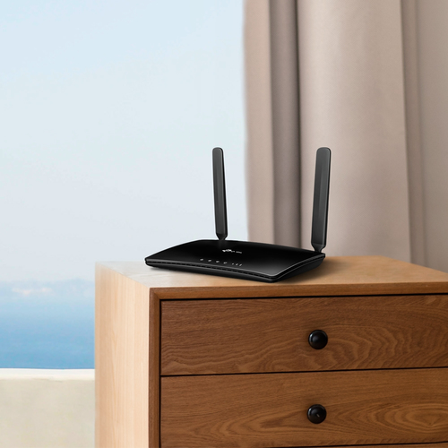 ROUTER TP-LINK WIFI 4G LTE 300MBPS N 3X10/100MBPS LAN PORTS, 1X10/100MBPS LAN/WAN PORT, 1 MICRO SIM CARD SLOT TL-MR150