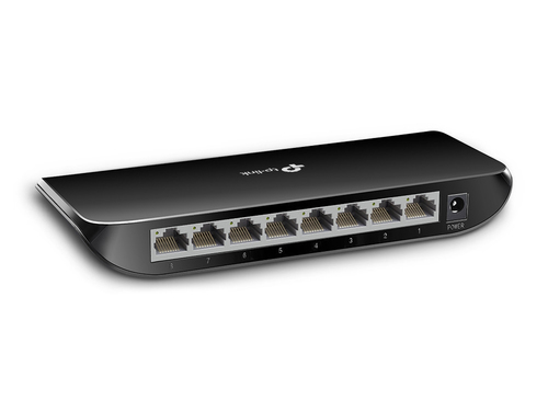 DESKTOP SWITCH 8 PORTAS 10/100/1000MBPS RJ45 TP-LINK TL-SG1008D