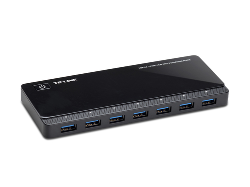 HUB TP-LINK USB 3.0 7-PORT COM 2 PORTAS DE CARREGAMENTO UH720