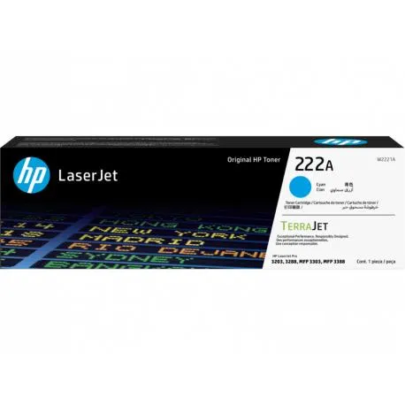 HPI TO HP W2221A 222A CYAN LJ3203/3288/MFP3303/3388 (1,200 PAGS)
