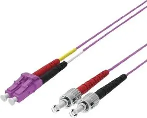 WP RACK PATCH CABLE F.O. LC/ST 2M MULTIMODE 50/125 OM4