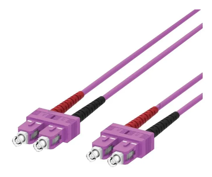 WP RACK PATCH CABLE F.O. SC/SC 2M MULTIMODE 50/125 OM4