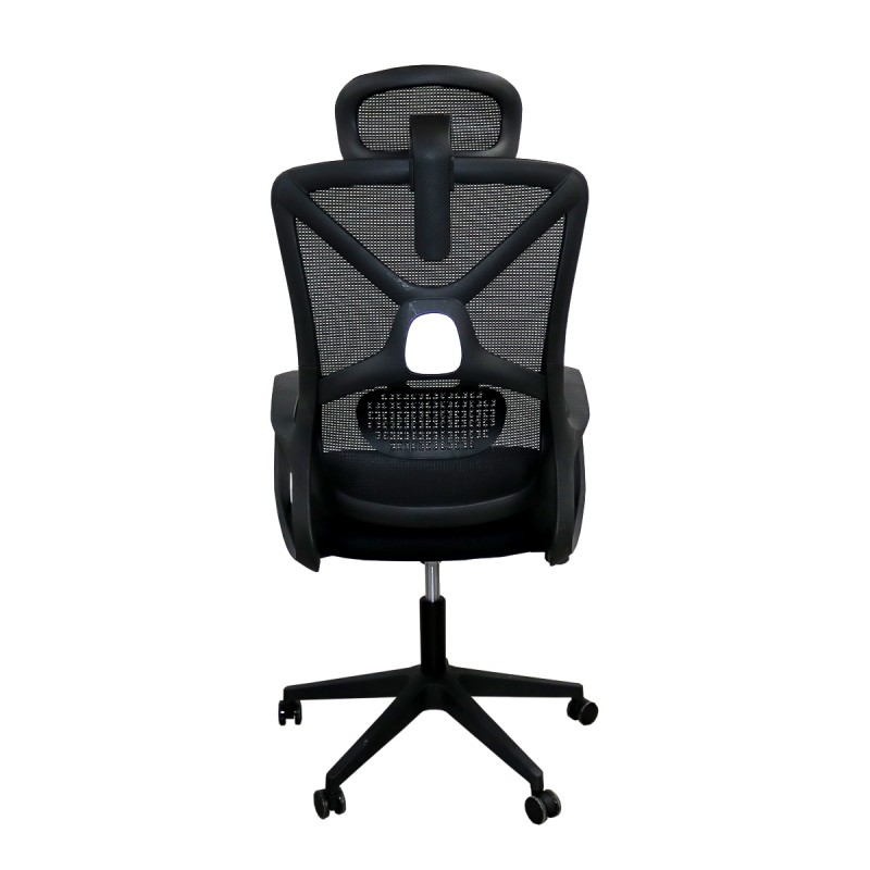 SENMARK CADEIRA ERGONOMICA MESH AJUSTAVEL 3 NIVEIS PRETA
